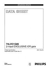 DataSheet 74LVC1G86 pdf